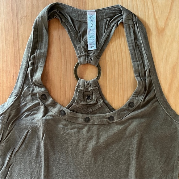 Nomads Hempwear Skyler Tunic/ Tank, Dusty Green, size S - Picture 5 of 8